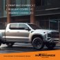 Crew Cab Full Set Custom Seat Covers leather For Ford F150 2015-2016-2024
