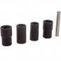 5pcs Twist Socket Set Wheel Lug Nut & Lock Remover Tool 17mm 19mm 21mm 22mm
