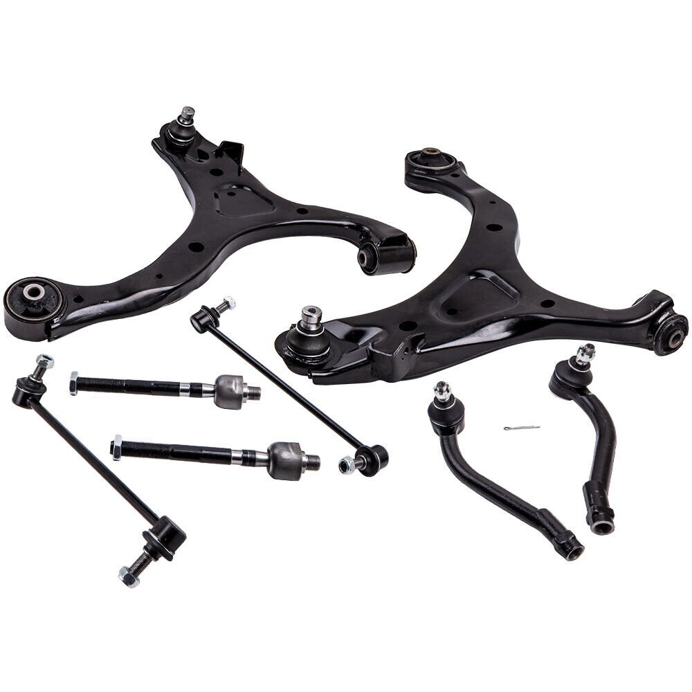 Front Inner & Outer Tie Rods & Sway Bar Links Set for Kia Sorento 2011-2013
