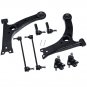 8 Pcs LH RH Front Lower Control Arm Assembly for Toyota Matrix 2003 - 2008