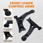 8 Pcs LH RH Front Lower Control Arm Assembly for Toyota Matrix 2003 - 2008
