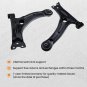 8 Pcs LH RH Front Lower Control Arm Assembly for Toyota Matrix 2003 - 2008