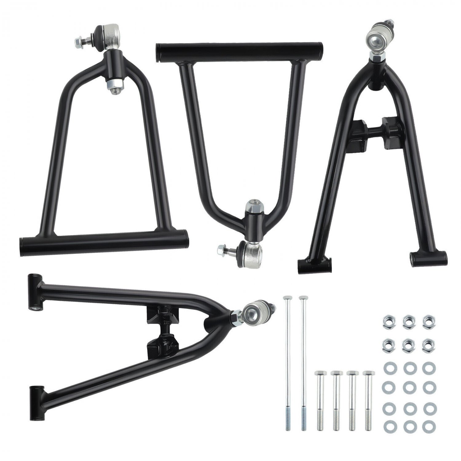 4x Front Upper & Lower A-Arms for 2004-2008 2009 Yamaha YFZ450 2012 2013