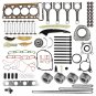 Engine Overhaul Rebuild Pistons & Rods Kit For Jetta GLI Passat Scirocco Tiguan