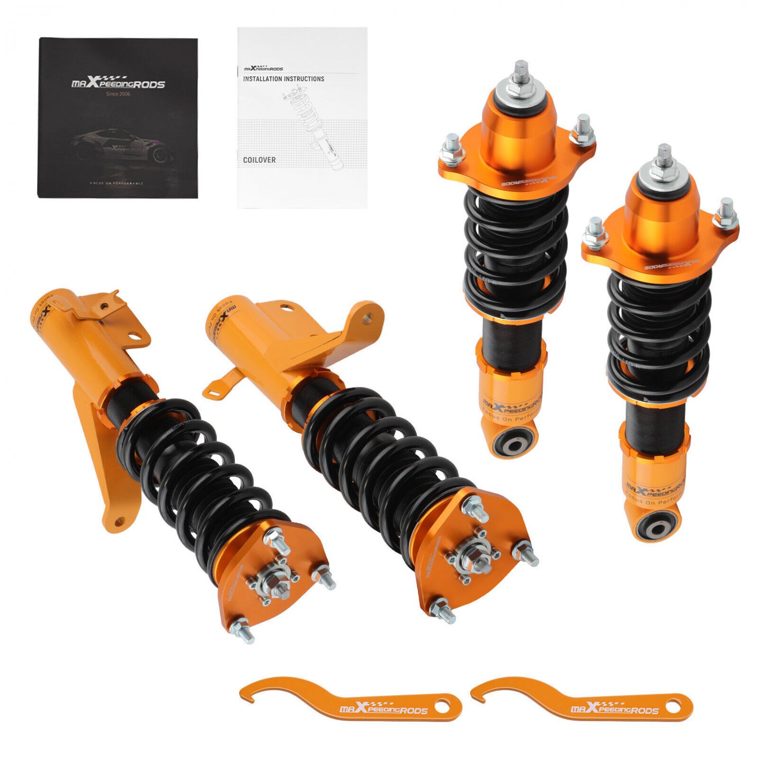 Maxpeedingrods Coilover Struts Kit For Honda Civic 01-05 Suspension Shocks