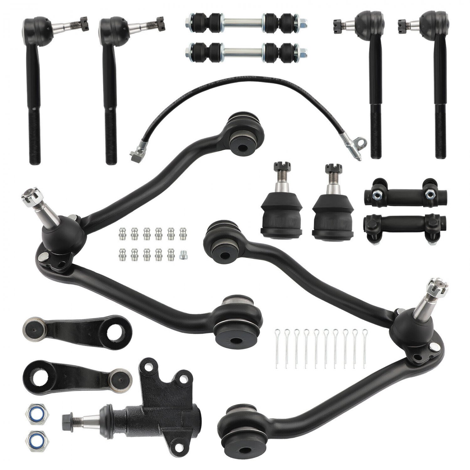 15pcs Front Upper Control Arms For 1993-1999 2000 Chevy GMC C2500 C3500 SUBURBAN