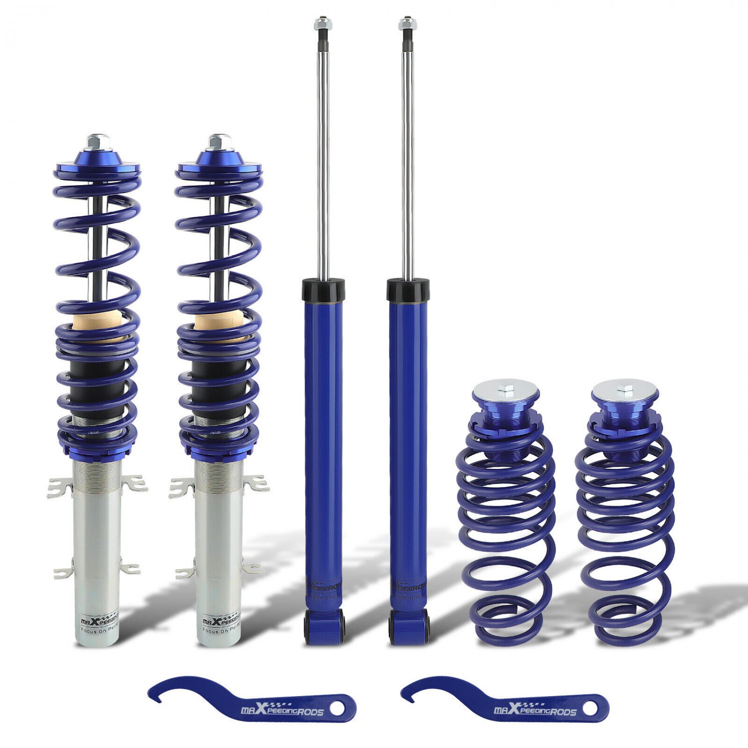 STREET COILOVER KIT - FOR VW MK4 GOLF / GTI / JETTA / NEW BEETLE -ORANGE (99-04)
