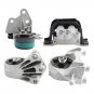 Engine Motor & Transmission Mount Set of 4 for Chevrolet Equinox 2.4L 2010-2017