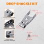 2''-3" Drop Shackles Kit for Chevy Silverado GMC Sierra 1500 1988-2018 Steel
