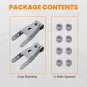 2''-3" Drop Shackles Kit for Chevy Silverado GMC Sierra 1500 1988-2018 Steel
