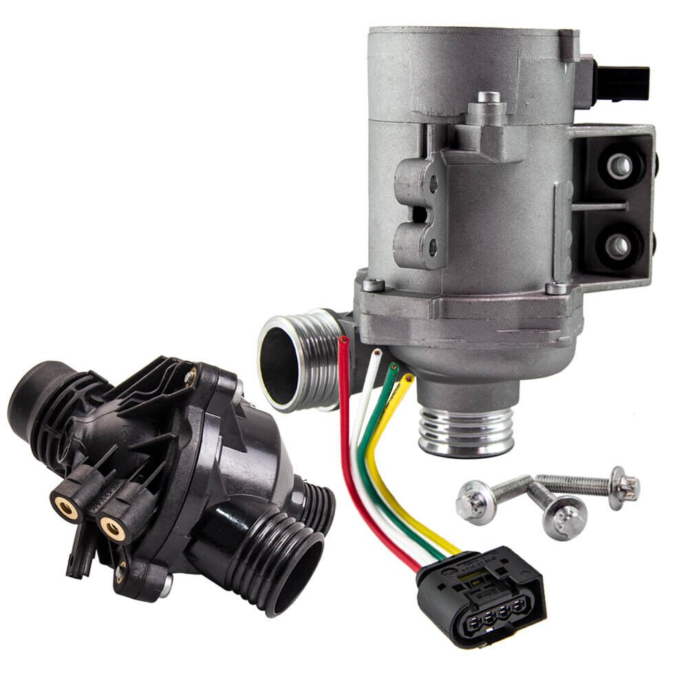 Electronic Water Pump & Thermostat Kit with Bolts For BMW E70 X5 3.0si L6 07-10