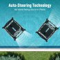 Cordless Robotic Pool Skimmer Solar Powered Pool Surface Cleaner Robot