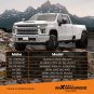 Rear Suspension Helper Spring Kit For CHEVROLET SILVERADO 2500 HD 2011-2021
