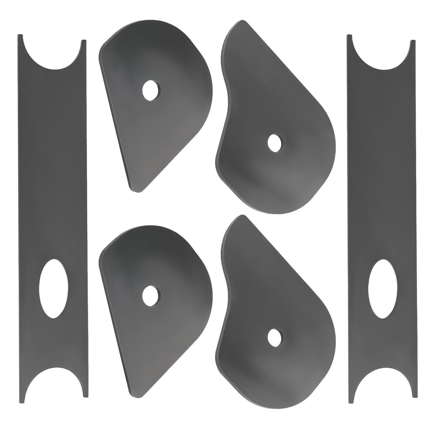 6pcs Rear Upper Trailing Arm Mount Repair Kit For Chevy Trailblazer GMC Envoy