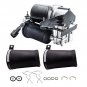 Pair Rear Air Spring Bag & 1 Compressor pump for Lincoln Town Car 3U2Z5580PA