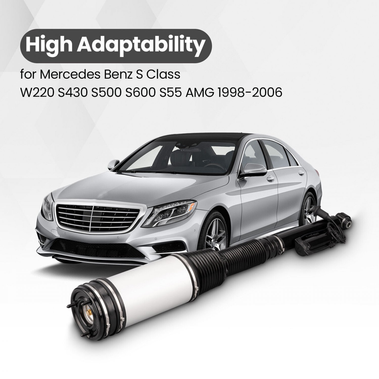 Rear Air Suspension Strut Shocks Fit Mercedes S Class W220 With Airmatic