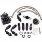 Universal Adjustable Fuel Pressure Regulator Kit 100psi Guage AN-6 Fitting New