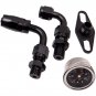 Universal Adjustable Fuel Pressure Regulator Kit 100psi Guage AN-6 Fitting New