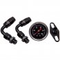 Universal Adjustable Fuel Pressure Regulator Kit 100psi Guage AN-6 Fitting New