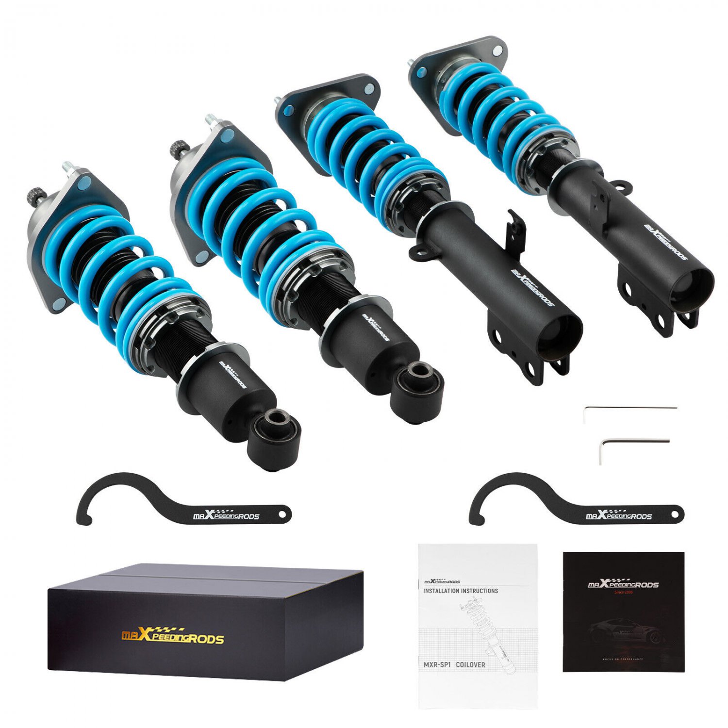 MaXpeedingrods 24 Ways Damping Adj. Coilovers Lowering Kit For Scion tC 05-10