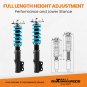 MaXpeedingrods 24 Ways Damping Adj. Coilovers Lowering Kit For Scion tC 05-10