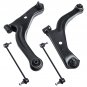 4Pcs Front Lower Control Arms w/Ball Joint Sway Bar for Mercury Mariner 05-11