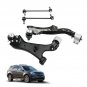 4Pcs Front Lower Control Arm w/Ball Joint Sway Bar Links For Chevy Equinox 10-17