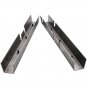Left & Right Center Skid Plates Rust Repair Frame for Jeep Wrangler YJ 1987-1995