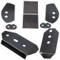 Subframe Reinforcement Plates Kit Rear for BMW E46 Chassis 3 Series 323i 323Ci