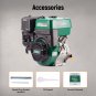 Engine Motor 420cc OHV Horizontal 4 Stroke Recoil Start For Go-Kart Rototiller