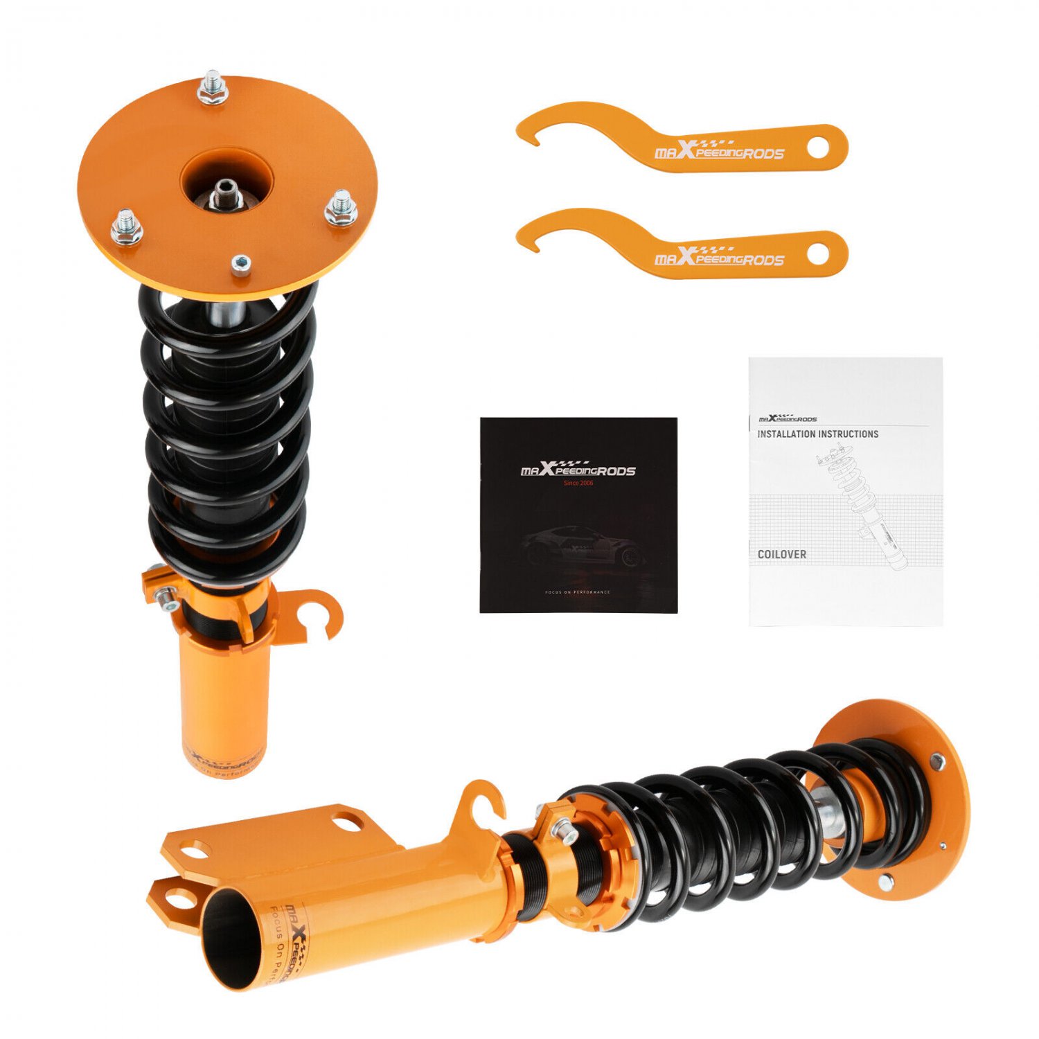 Front Coilovers  Struts Shock Absorber for BMW X5 E53 00-06 Adjustable Height