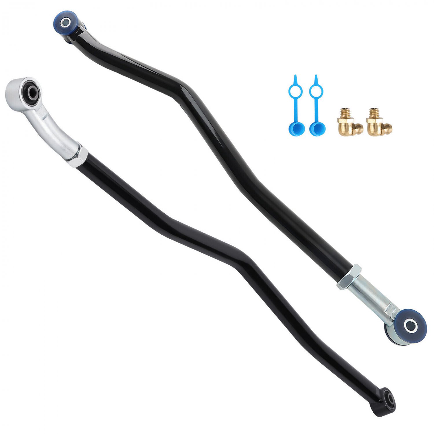Front Rear Adjustable Track Bar Rod 0-6" Lift For Jeep Wrangler JK 2007-18 3.6L