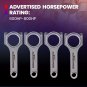 H-Beam Connecting Rods ARP2000 Bolts Fit Peugeot 205 Rallye 1.3L TU24 112.3mm BR