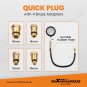 Spark Plug Cylinder Compression Tester Test Detector Adaptors Tool Set