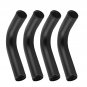 2.5" Universal Aluminum Turbo Intercooler Pipe Kit w/ Gray Hose T-Bolt Clamps