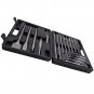 17Pcs Rotary Hammer Drill Bits & Chisel Concrete for Masonry Hole Tool W/ Case