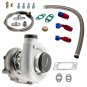 T04E T3/T4 A/R 0.63 44 TRIM 5-BOLT 400+HP BOOST TURBO Oil Line Kit Feed & Return