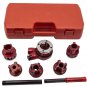 Ratcheting Pipe Threader Die Handle Hinge Plate Head Tool Kit 1/4'' 3/8''