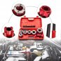 Ratcheting Pipe Threader Die Handle Hinge Plate Head Tool Kit 1/4'' 3/8''