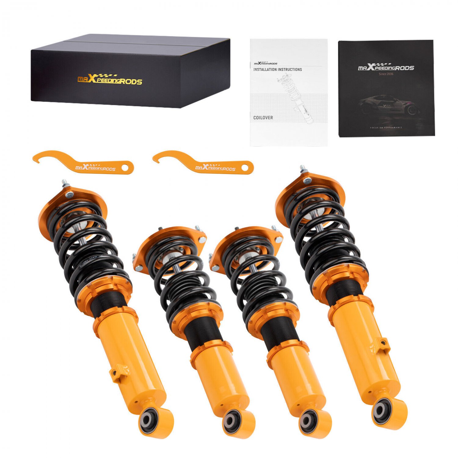 Maxpeedingrods Coilovers Suspension Lowering Kit for Mazda Miata MX-5 1989-2005