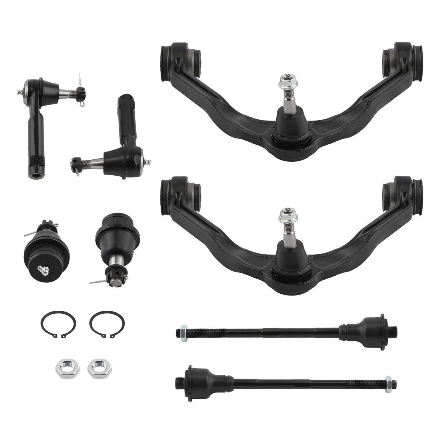 Front Upper Control Arms + Lower Ball Joints for 1999-2006 Chevy Silverado 1500