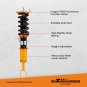 Coilover Adj. Height Shocks Springs For Infiniti G37 Sedan/Coupe 3.7L 2008-2015