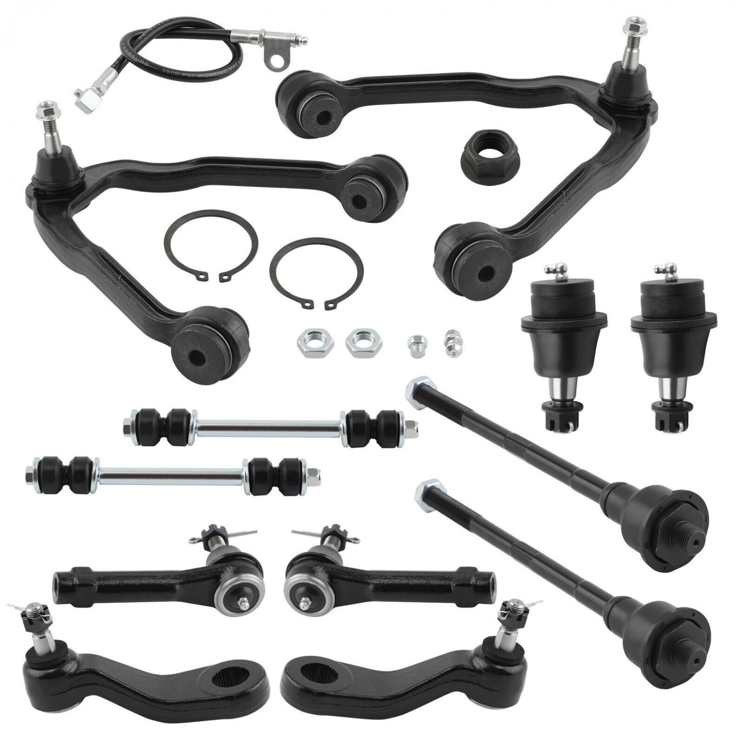 13Pcs Front Suspension Control Arm Kit For Chevrolet Silverado GMC Truck 4WD/AWD