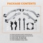 10Pcs Front Suspension & Steering Kits for Infiniti G35 Coupe 2-Door RWD 03-07