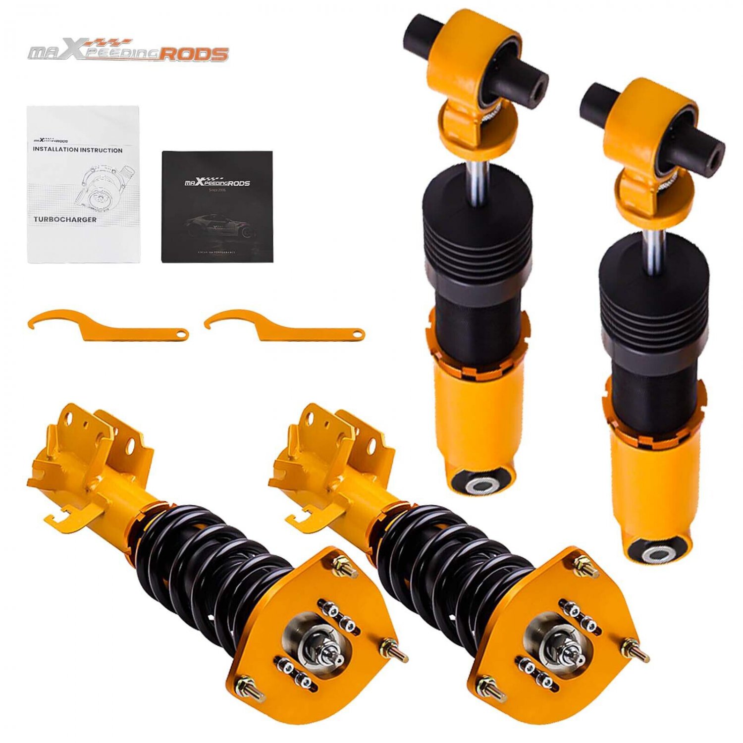 24 Click Damper Coilover Suspension Kit For Nissan Sentra 2007-12 Shock+Springs