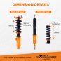 MaXpeedingrods Coilover Shocks Strut Lowering Kit for BMW 3 SERIES E92 E93 05-13