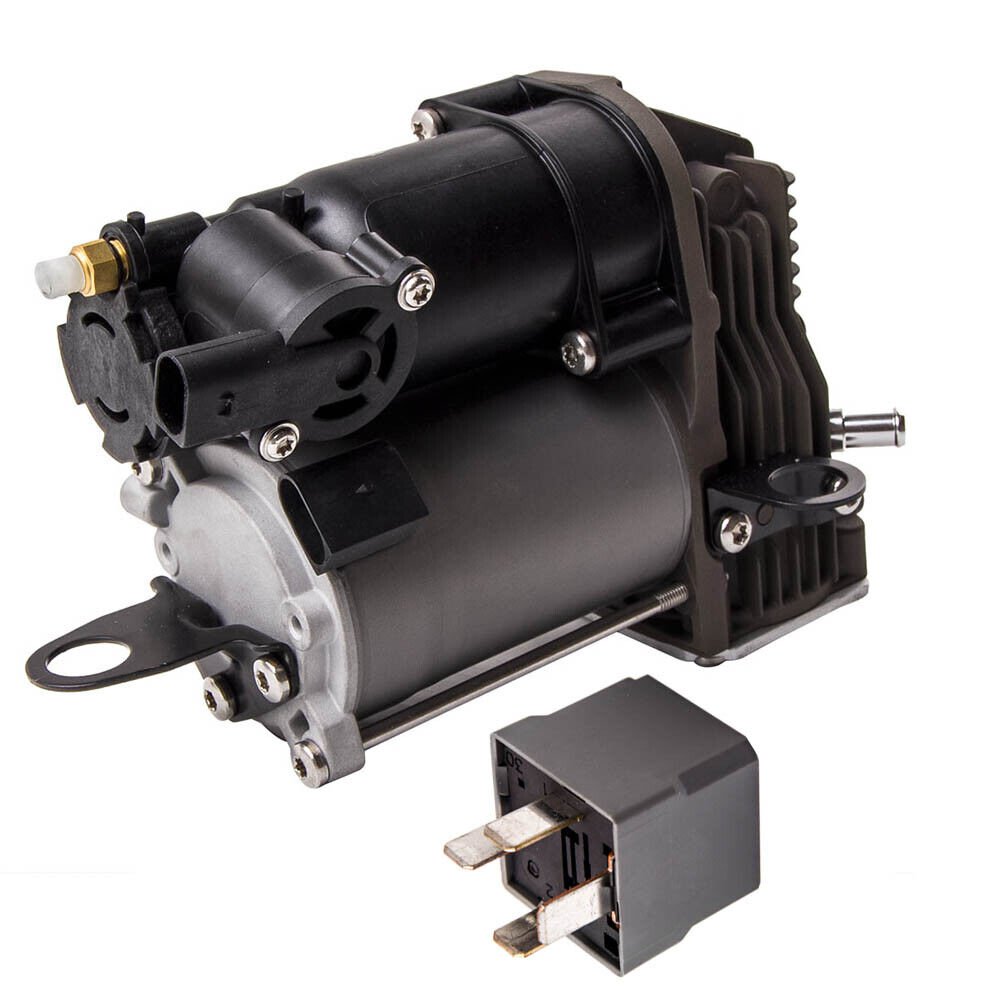 Air Suspension Compressor Pump w/Relay For Mercedes W251 R320 R350 R500 R550 R63