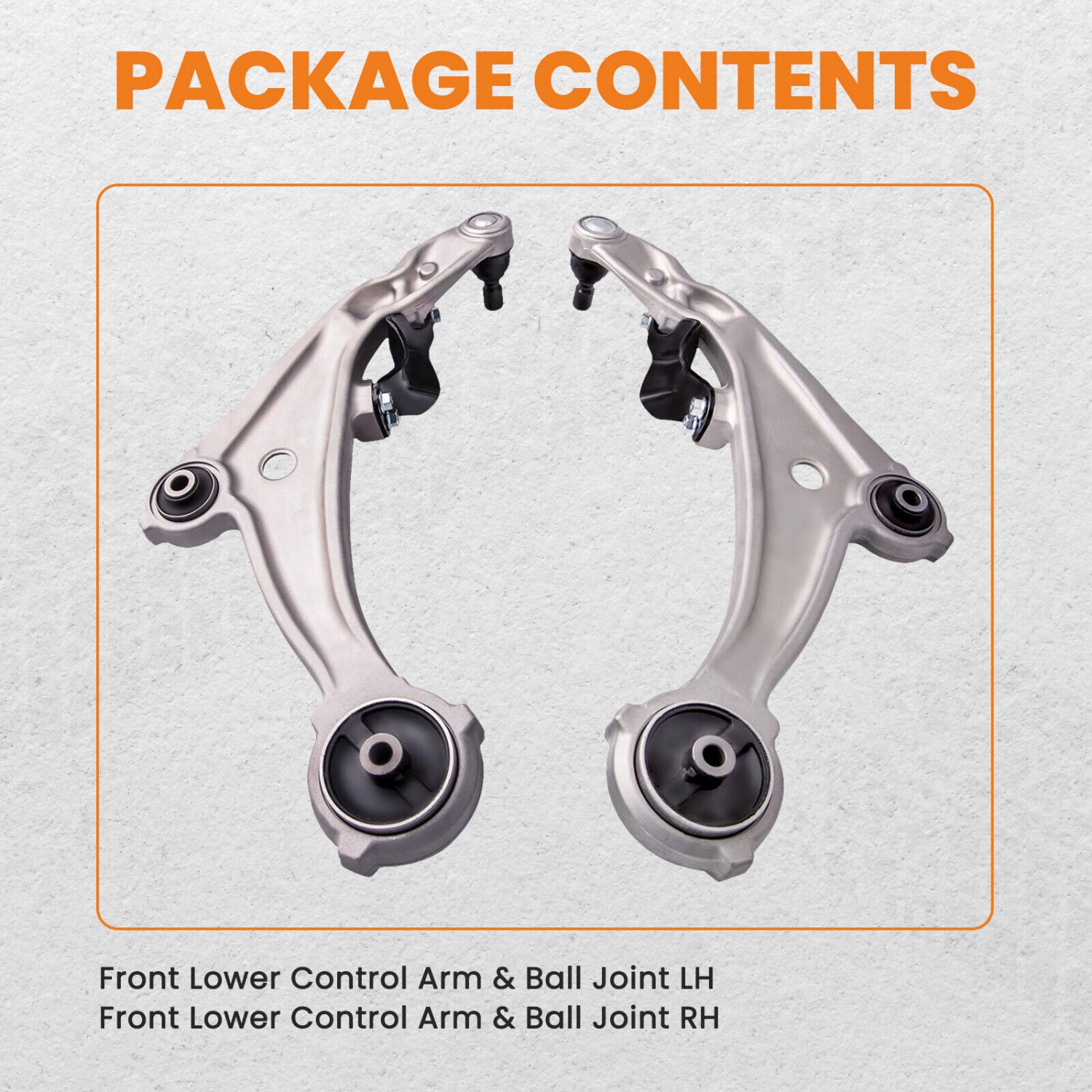Front Lower Control Arm Suspension Kit A-Arms for Nissan Altima 2007-12 K620196