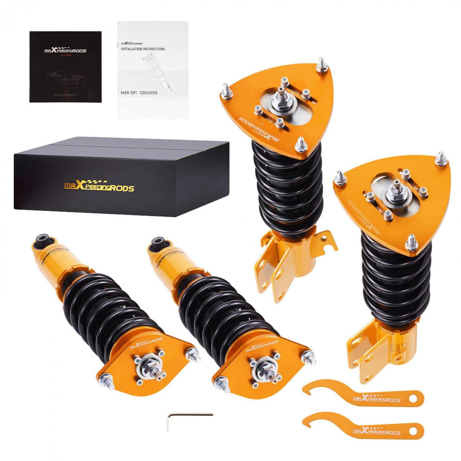 MaXpeedingrods 24 Way Adjustable Coilovers Lowering Kit for Subaru Impreza 08-14