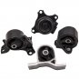 4PCS Motor Mount & Transmission Mount for Honda Civic 1.7L 2001-2005 Auto Trans